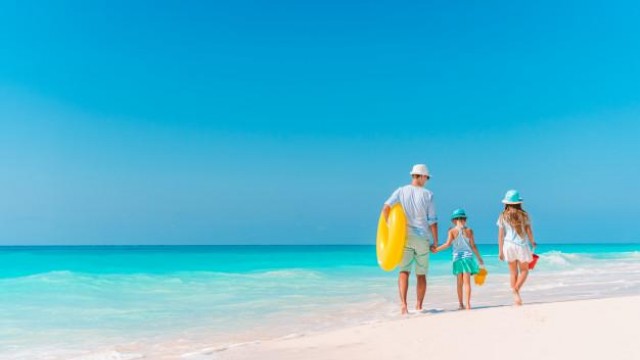 Sun, sand and turquoise blue waters